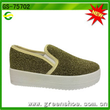 Wholesale New Design Cool Style Women High Platform Canvas Shoes